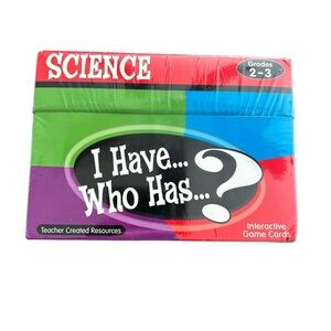 Science Interactive Game Cards